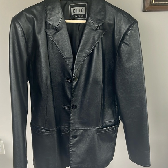 Real leather Clio jacket size L - Picture 2 of 7